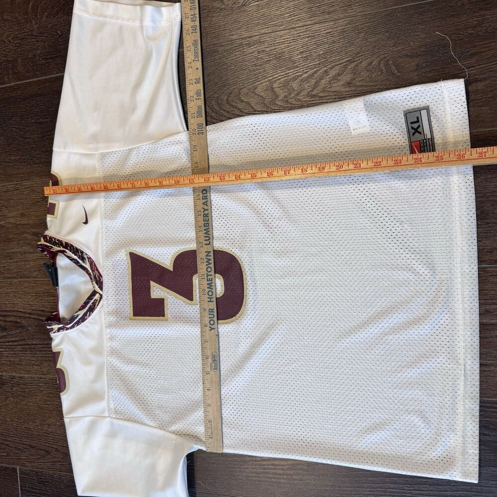 Nike Florida State Seminoles #3 YOUTH XL Football Jersey White NCAA FSU - Picture 5 of 7